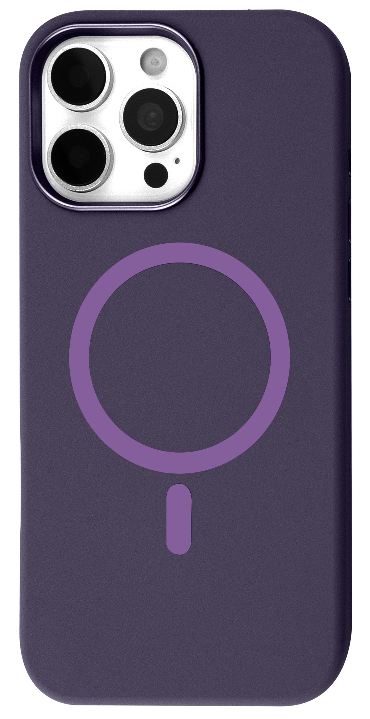 Чехол для смартфона BeCover FIBRA Silicone OmniMag for Apple iPhone 16 Pro Max Dark Purple (716234)