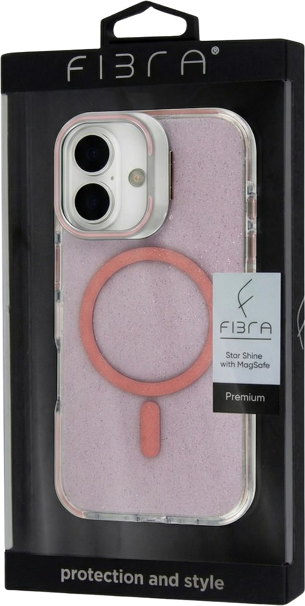 Фото - Чехол для смартфона BeCover FIBRA Star Shine with MagSafe for Apple iPhone 17 Light Pink (715414)