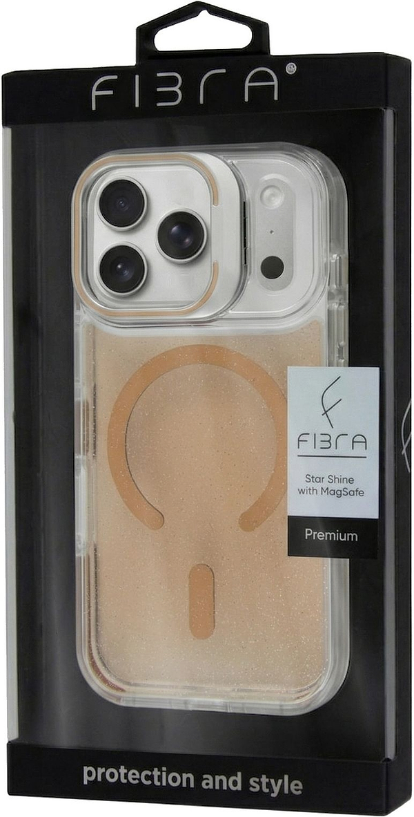 Фото - Чохол для смартфону BeCover FIBRA Star Shine with MagSafe for Apple iPhone 17 Pro Desert Gold (715426)