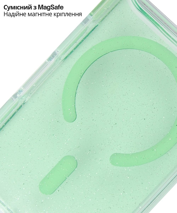 Фото - Чохол для смартфону BeCover FIBRA Star Shine with MagSafe for Apple iPhone 17 Pro Green (715427)