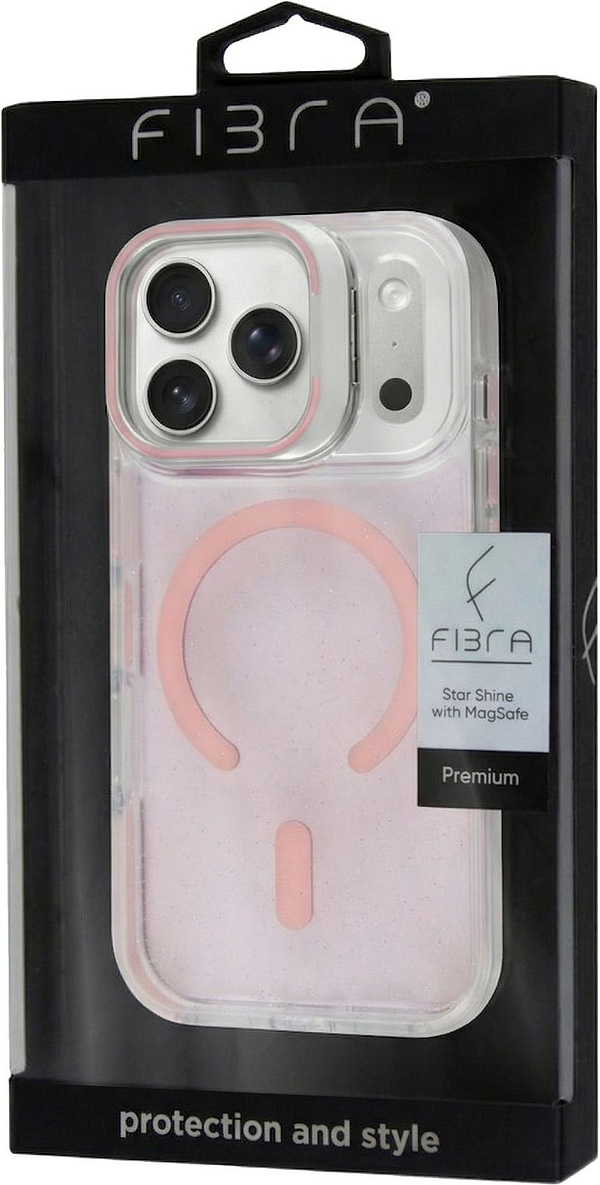 Фото - Чохол для смартфону BeCover FIBRA Star Shine with MagSafe for Apple iPhone 17 Pro Light Pink (715428)