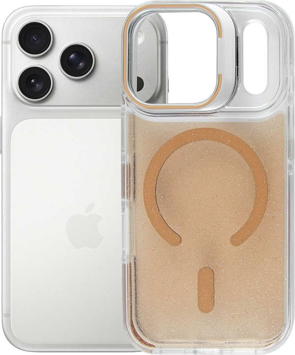 Фото - Чохол для смартфону BeCover FIBRA Star Shine with MagSafe for Apple iPhone 17 Pro Max Desert Gold (715433)