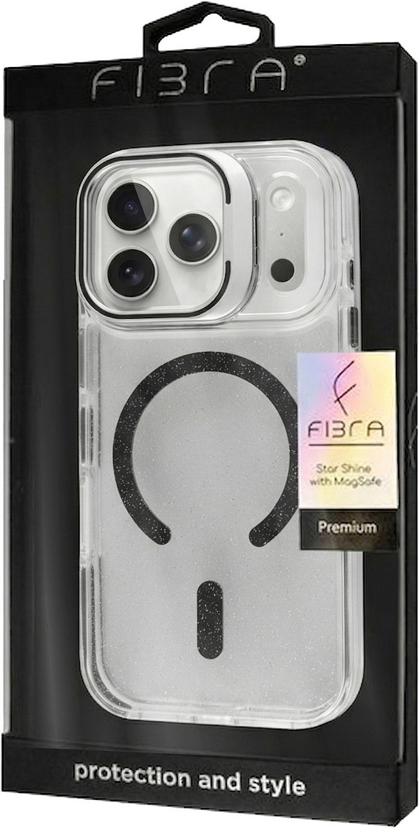 Фото - Чохол для смартфону BeCover FIBRA Star Shine with MagSafe for Apple iPhone 17 Pro Max Black (715432)