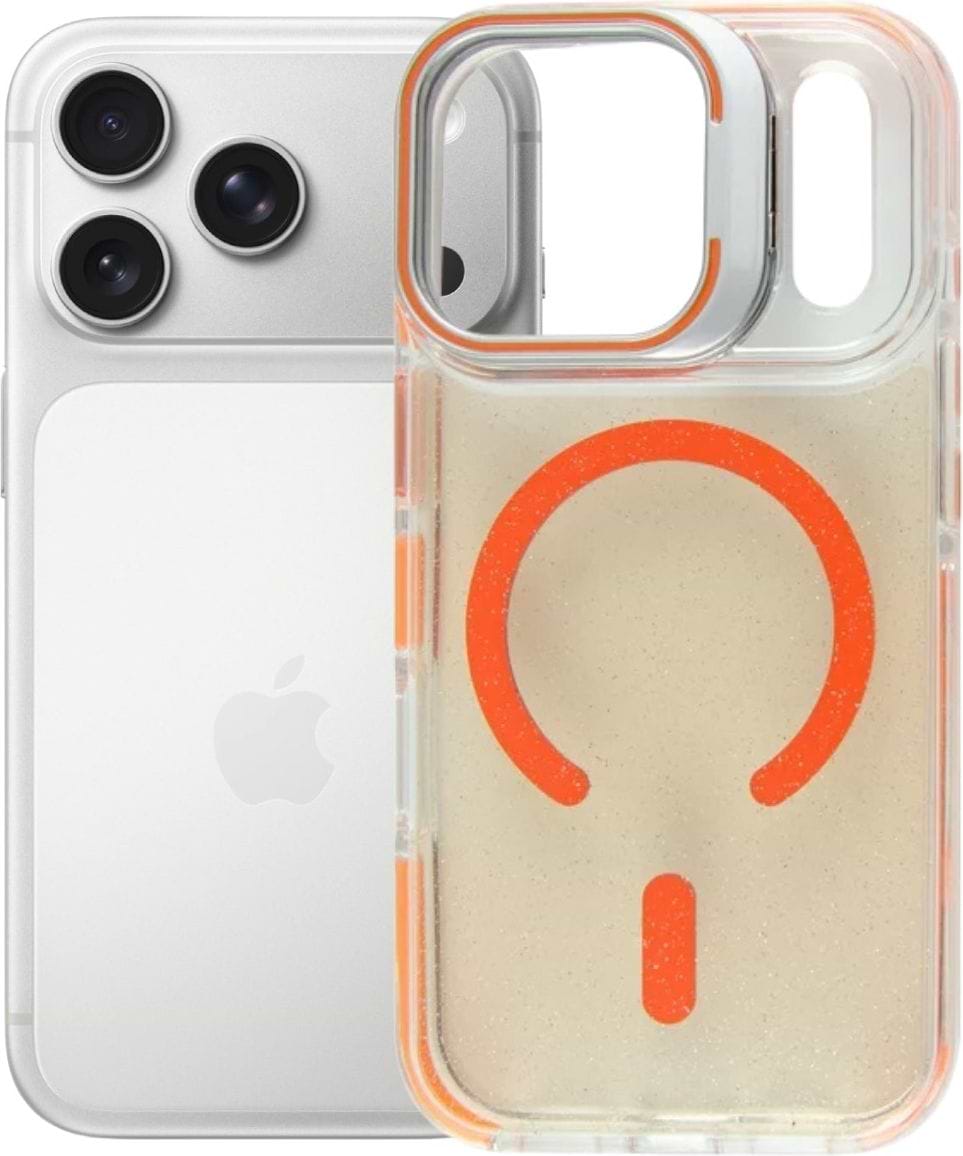 Фото - Чохол для смартфону BeCover FIBRA Star Shine with MagSafe for Apple iPhone 17 Pro Orange (715429)