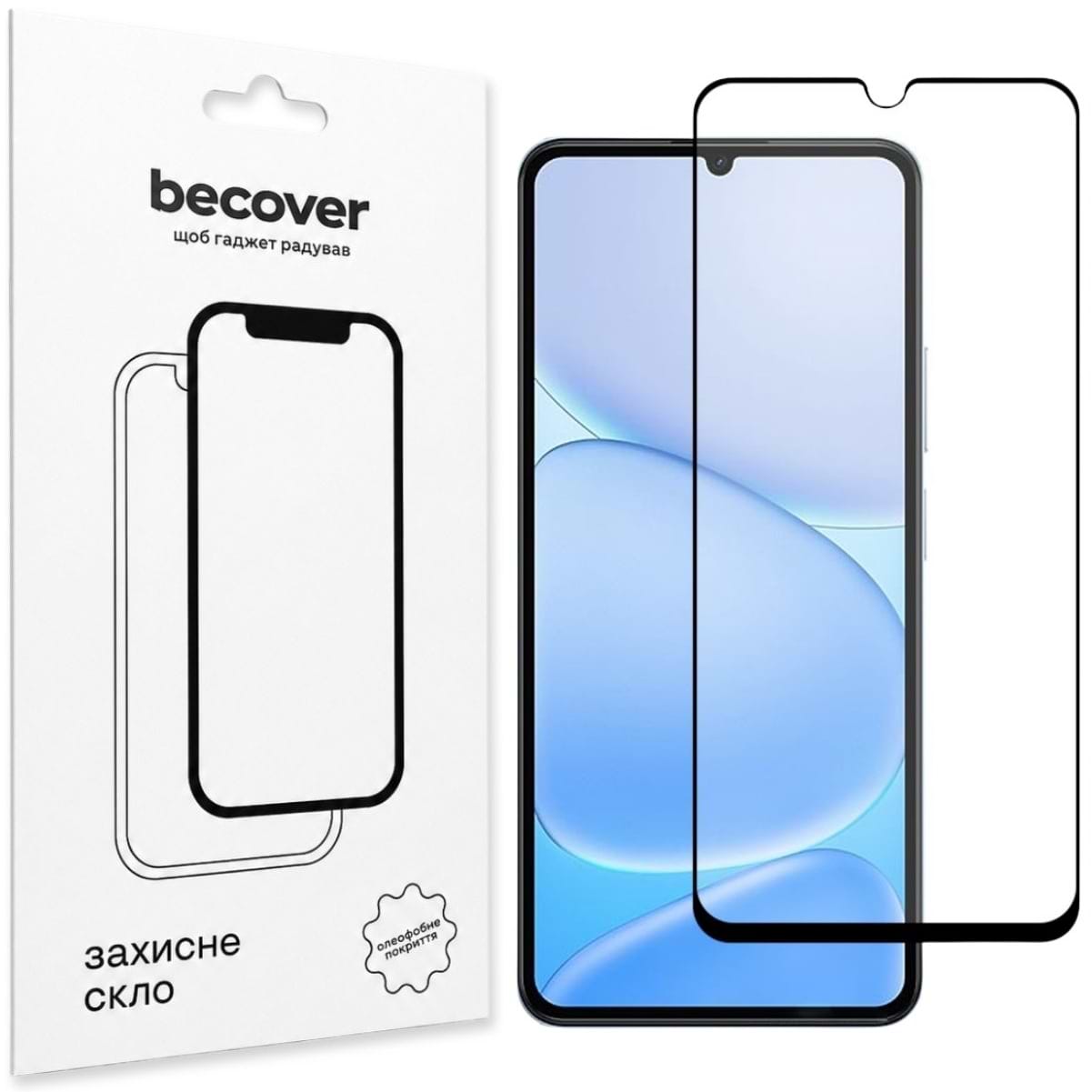 Захисне скло для смартфону BeCover for Realme Note 80 Black (716180)