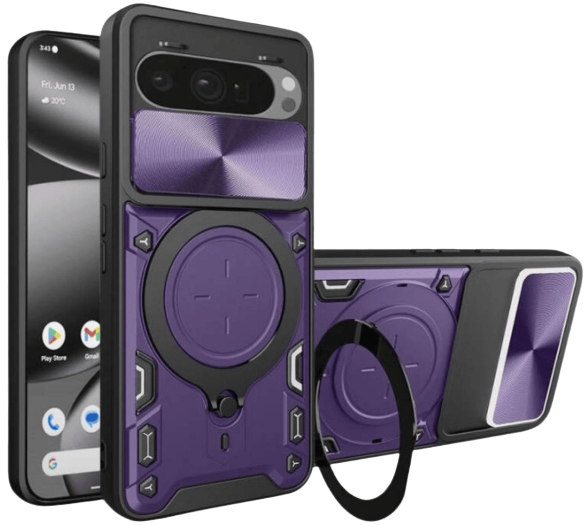 Чехол для смартфона BeCover Full Guard Slide Magnetic for Google Pixel 10 Pro XL Purple (716374)