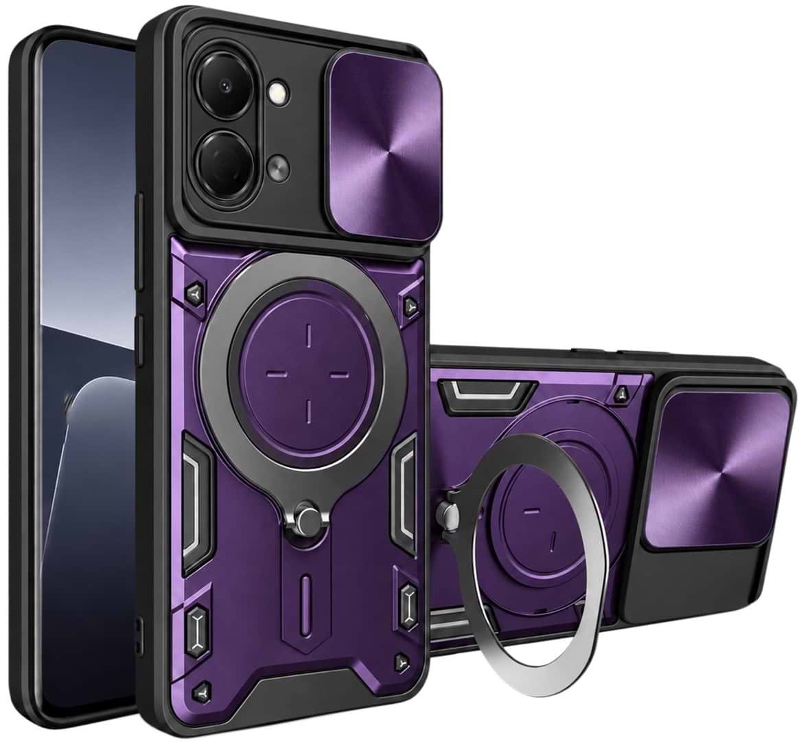 Чехол для смартфона BeCover Full Guard Slide Magnetic for Tecno Spark Go 3 (KN3) Purple (716384)