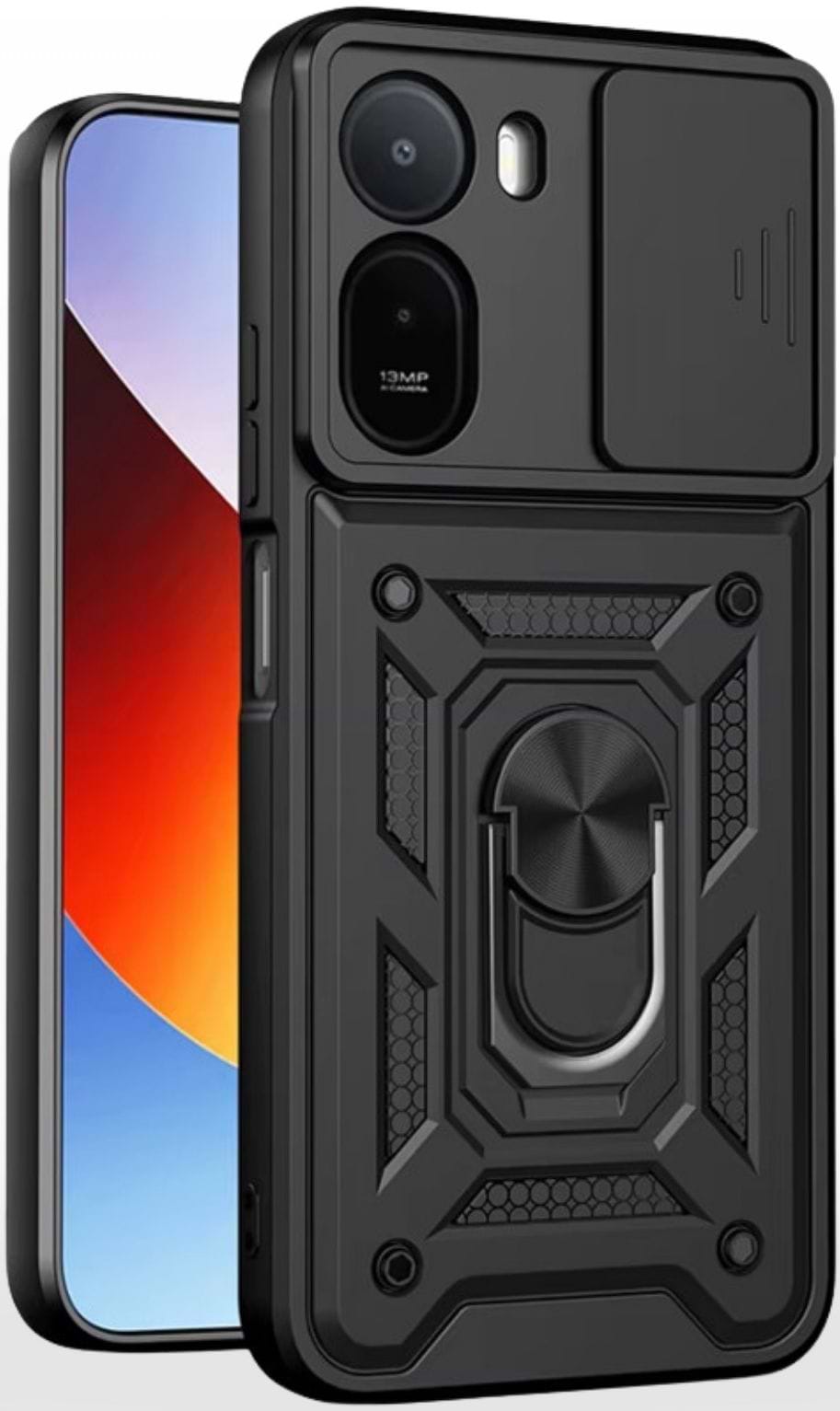 Чехол для смартфона BeCover Military for Poco C81 Pro Black (716264)