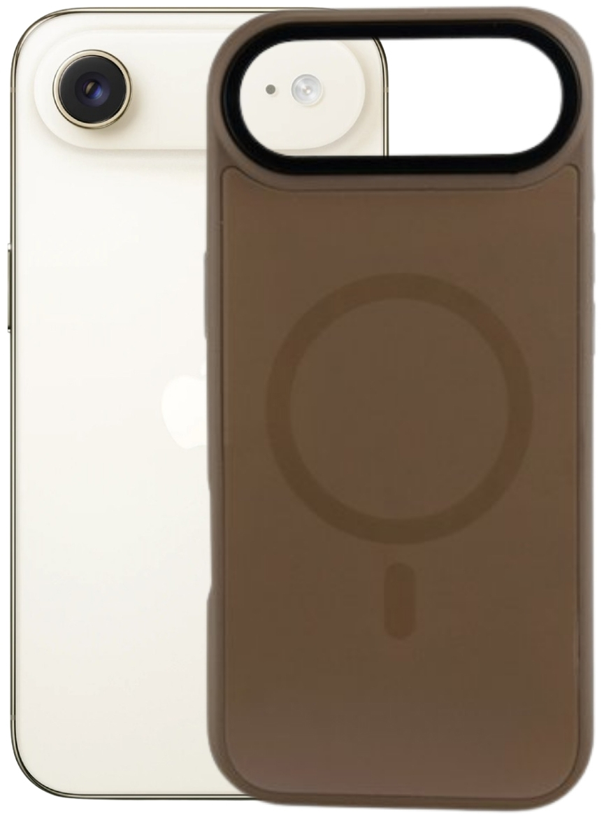 Чохол для смартфону BeCover FIBRA ArcLine Case with MagSafe for Apple iPhone 17 Air Brown (715376)