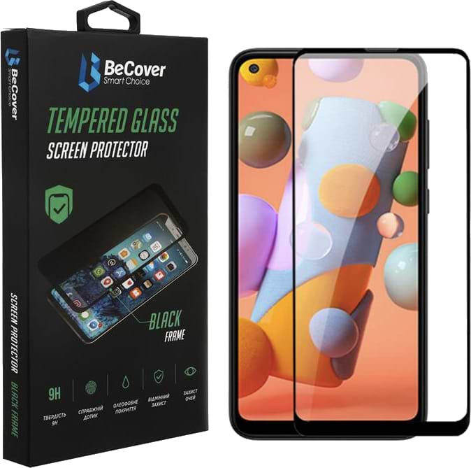 Защитное стекло для смартфона BeCover for Samsung Galaxy A21s SM-A217 Black (707338)