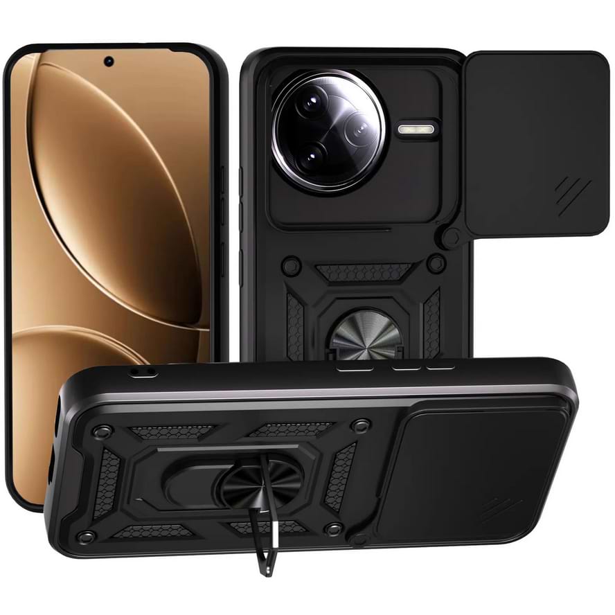 Чехол для смартфона BeCover Military for Poco F7 Ultra Black (715400)