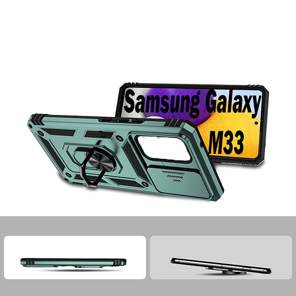Фото - Чохол для смартфону BeCover Military for Samsung Galaxy M33 SM-M336 Dark Green (707390)