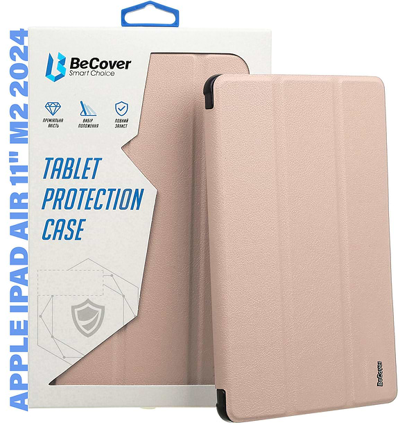 Фото - Чехол для планшета Becover Tri Fold Hard for Apple iPad Air 11" M2/M3 (2024/2025) Pink (711416)