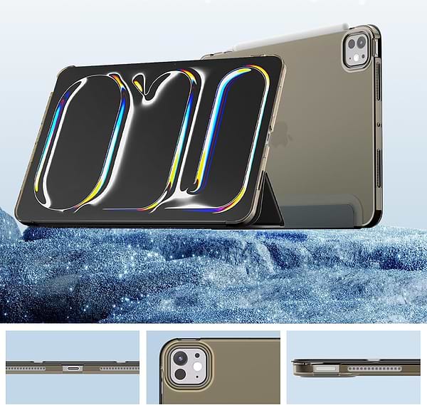 Фото - Чехол для планшета BeCover Tri Fold Hard for Apple iPad Pro 11'' M4 2024 Black (711726)