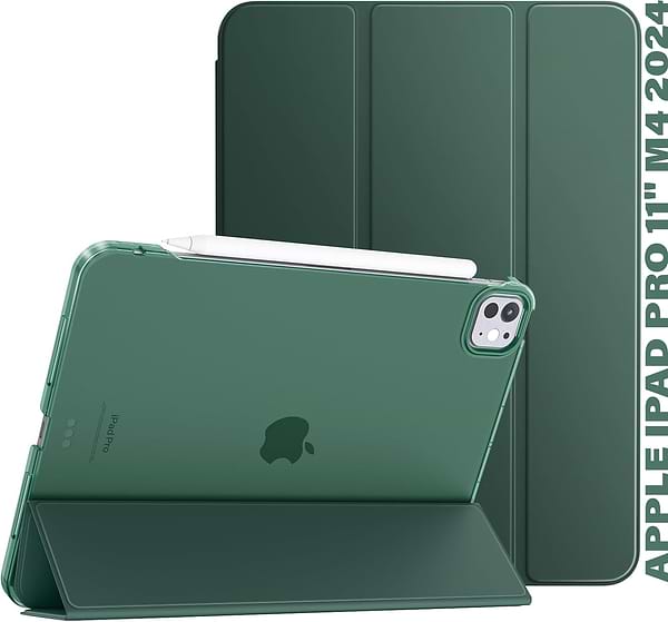 Фото - Чохол для планшету BeCover Tri Fold Hard for Apple iPad Pro 11'' M4 2024 Dark Green (711727) Фото - Чохол для планшету BeCover Tri Fold Hard for Apple iPad Pro 11'' M4 2024 Dark Green (711727)