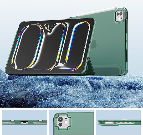 Фото - Чохол для планшету BeCover Tri Fold Hard for Apple iPad Pro 11'' M4 2024 Dark Green (711727)