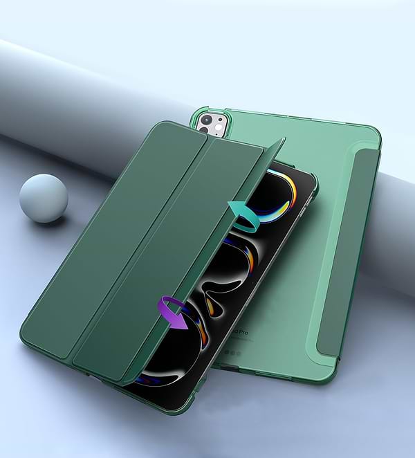 Фото - Чохол для планшету BeCover Tri Fold Hard for Apple iPad Pro 11'' M4 2024 Dark Green (711727)