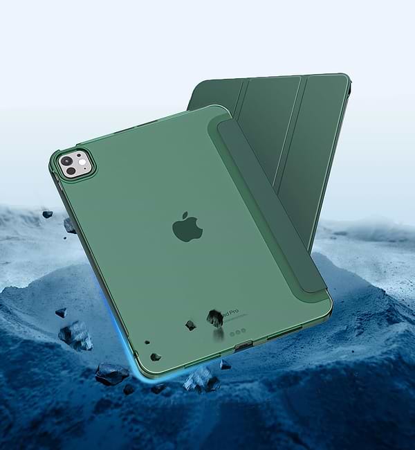 Фото - Чохол для планшету BeCover Tri Fold Hard for Apple iPad Pro 11'' M4 2024 Dark Green (711727)