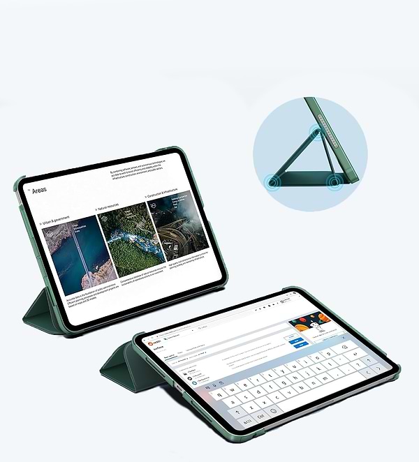 Фото - Чохол для планшету BeCover Tri Fold Hard for Apple iPad Pro 11'' M4 2024 Dark Green (711727)