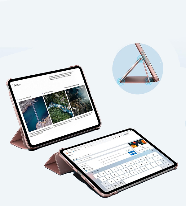 Фото - Чехол для планшета BeCover Tri Fold Hard for Apple iPad Pro 11'' M4 2024 Pink (711728)