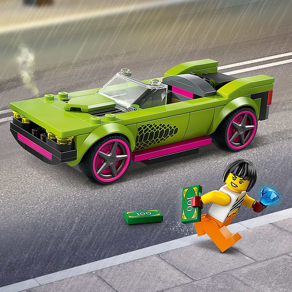 Фото - Конструктор LEGO City Переслідування маслкара на поліцейському автомобілі (60415)