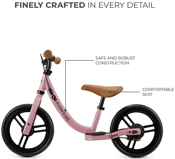 Фото - Беговел Kinderkraft Space Dark Pink (KRSPAC23PNK0000)