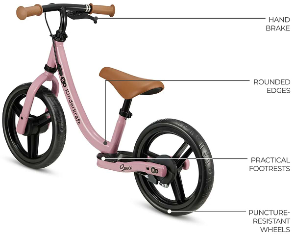 Фото - Беговел Kinderkraft Space Dark Pink (KRSPAC23PNK0000)