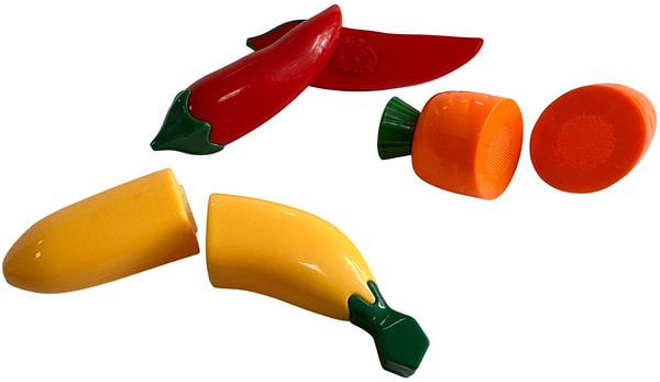 Фото - Сюжетно-рольова гра. Магазин Beiens Кошик з овочами і фруктами на липучках 25 пр. (B118)