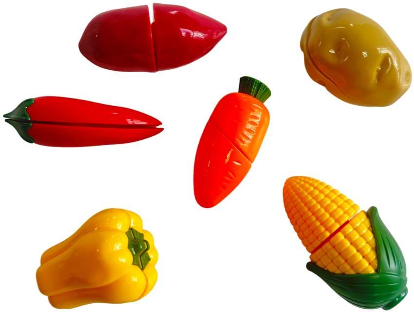 Фото - Сюжетно-рольова гра. Магазин Beiens Кошик з овочами і фруктами на липучках 25 пр. (B118)