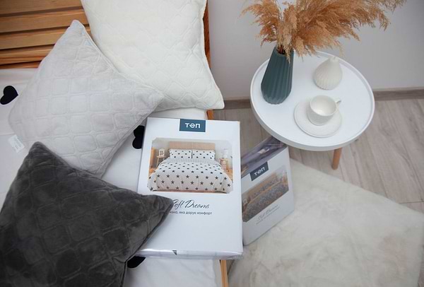 Фото - Комплект постельного белья ТЕП Soft dreams Beige and White (2-03859_25167)