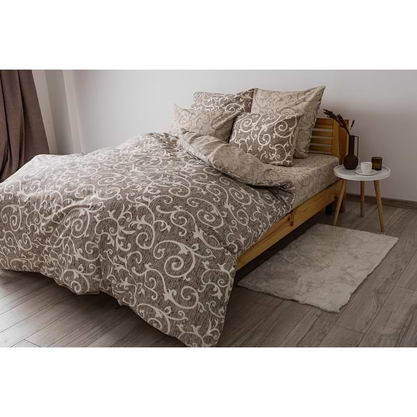 Фото - Комплект постельного белья ТЕП Soft dreams Beige and White (2-03859_25167)