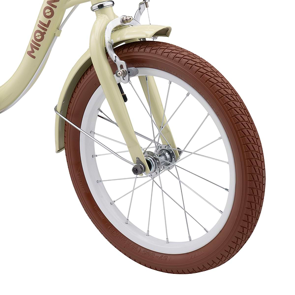 Фото - Двоколісний велосипед Miqilong LS 16" Beige (RBB-LS16-BEIGE)