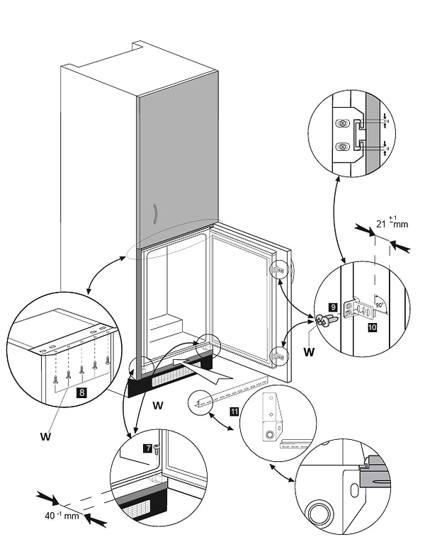 Фото - Холодильник вбудований Beko B 1752 HCA+