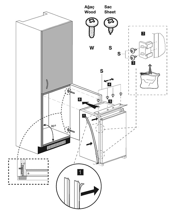 Фото - Холодильник вбудований Beko B 1752 HCA+