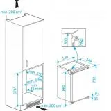 Фото - Холодильник вбудований Beko B 1752 HCA+