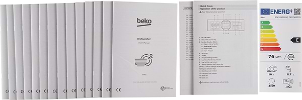 Фото - Посудомоечная машина отдельностоящая Beko BDFS 26020 XQ