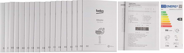 Фото - Посудомийна машина вбудована Beko BDIN38531D