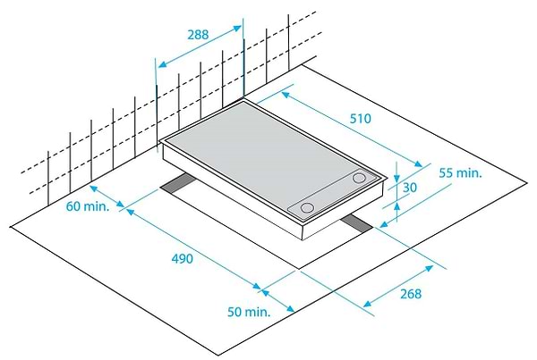 Фото - Варочна панель Domino Beko HDCE32200X