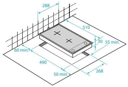 Фото - Варочная панель Domino Beko HDCG32220FX