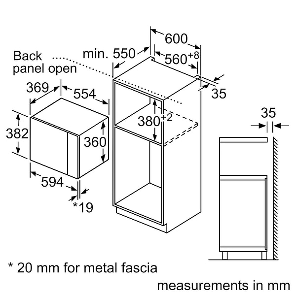 Фото - Микроволновая печь (СВЧ) встраиваемая Bosch BEL554MB2