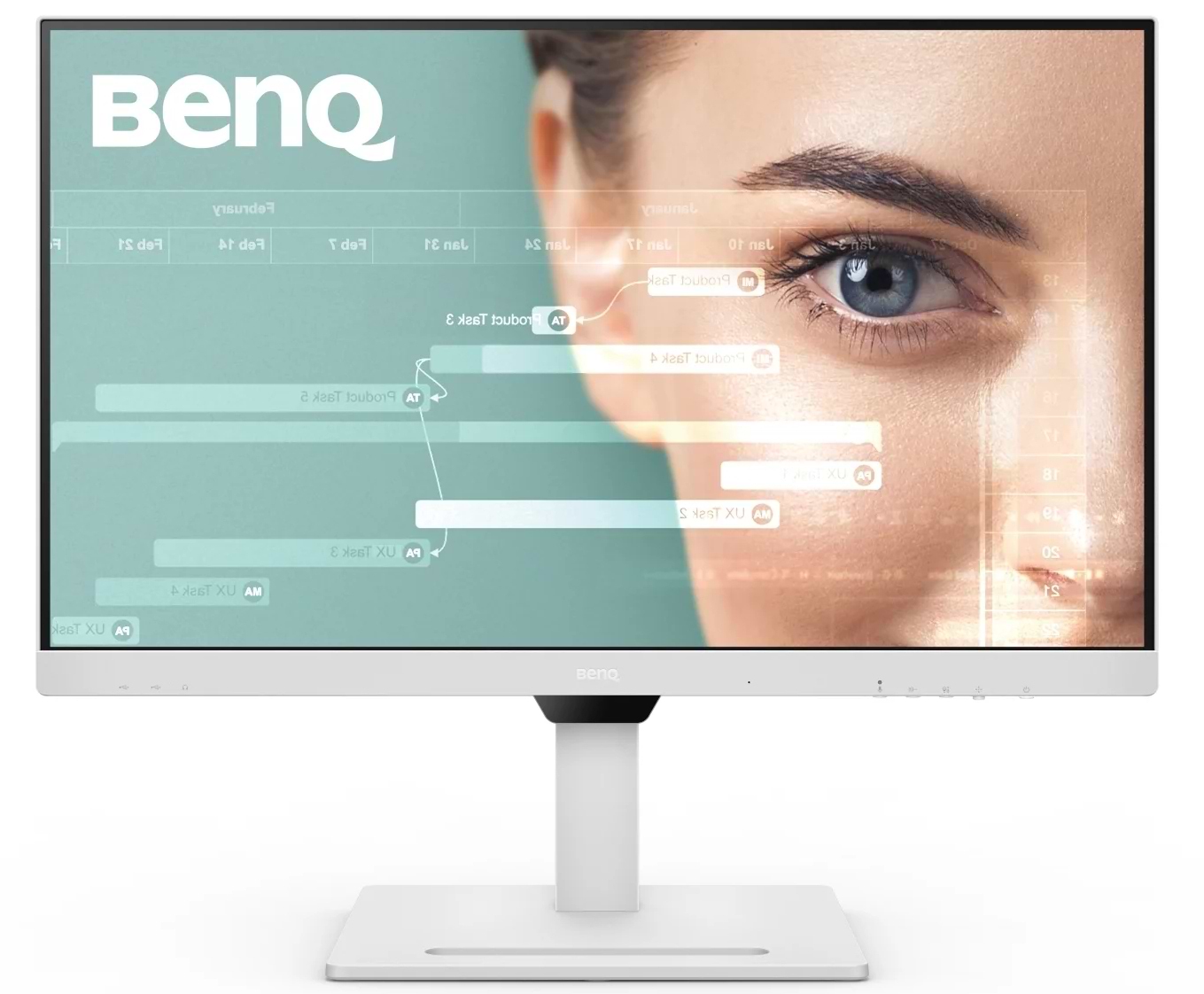 Монітор BenQ GW2790QT (9H.LLGLA.TBE) White - Фото 1