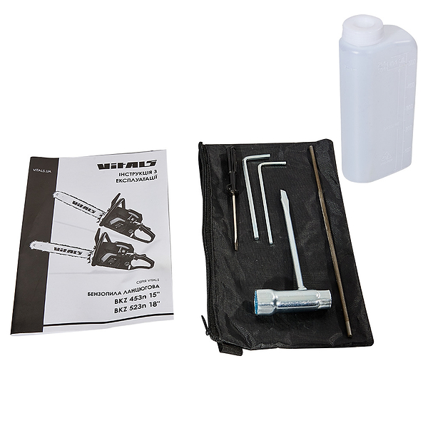 Фото - Ланцюгова пила бензинова VITALS BKZ 453n 15"