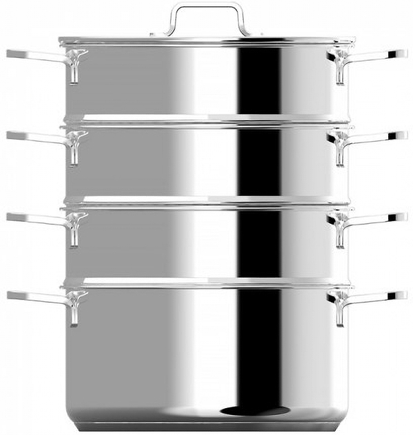 Фото - Набор емкостей для приготовления на пару Berghoff 1315161 Helix 28 см 5 пр.