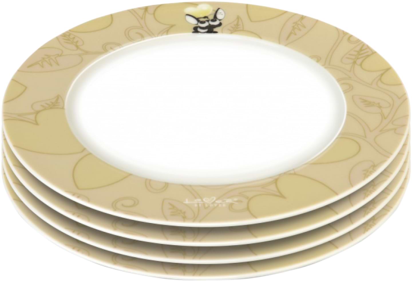 Набор тарелок Berghoff 3800013 Lover by Lover 21,5 см 4 шт.