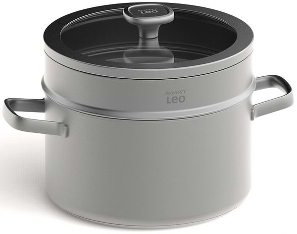Фото - Емкость для приготовления на пару Berghoff 3950494 LEO GRAPHITE 20/24 см