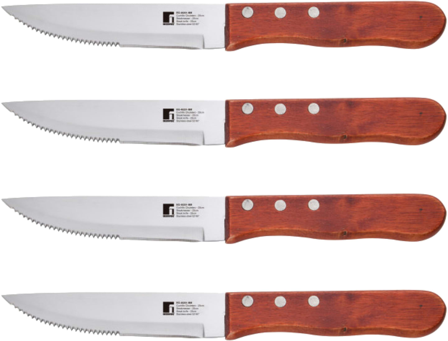 Набор ножей Bergner Bbq lovers 4 шт. (BG-40201-MM)