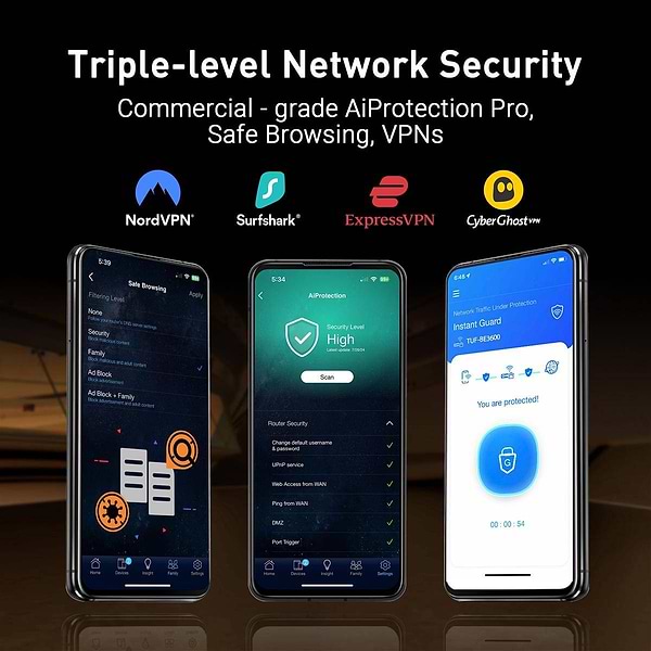 Фото - Маршрутизатор интернет WiFi7 Asus TUF Gaming BE6500