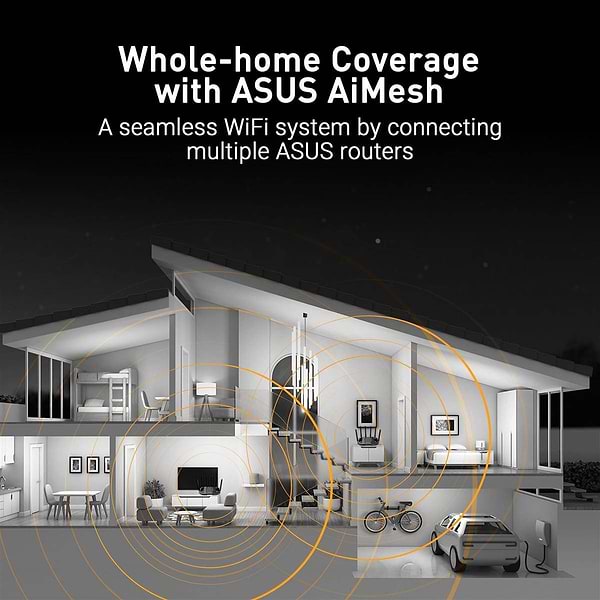 Фото - Маршрутизатор интернет WiFi7 Asus TUF Gaming BE6500