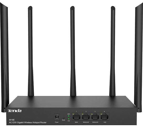 Фото - Маршрутизатор интернет WiFi5 Tenda W18e Фото - Маршрутизатор интернет WiFi5 Tenda W18e