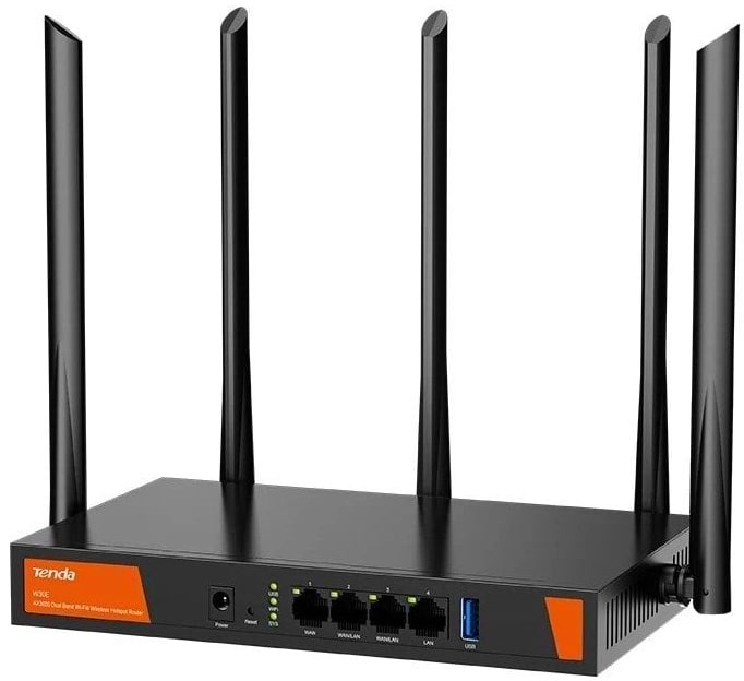 Маршрутизатор интернет WiFi6 Tenda W30e - Фото 1